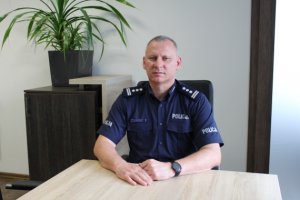 Komendant Powiatowy Policji w Choszcznie inspektor Kazimierz Piotrowski